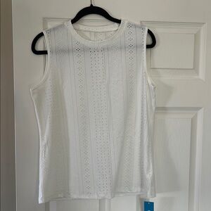 Cupshe White Sleeveless Top